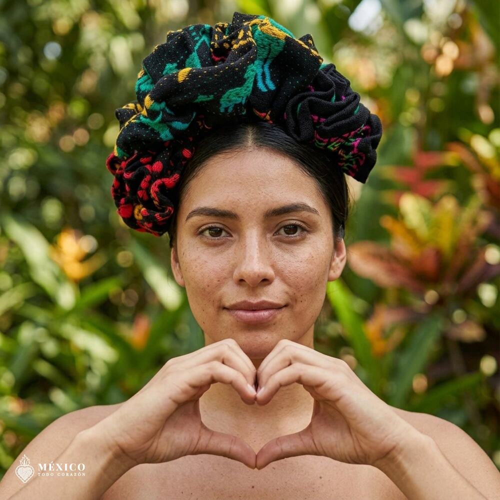 Traditional Mexican Cambaya Headband – Handmade Artisan Diadema